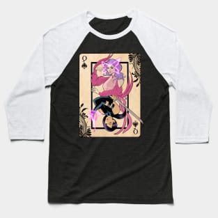 British Psylocke Queen of Spades Baseball T-Shirt